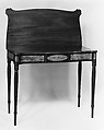 Card Table, Mahogany, birch, ebony, white pine, satinwood, American