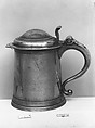 Tankard, John Will  American, Pewter, American