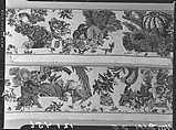 Curtain, Linen, block-printed