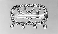 Stock Buckle, Otto Parisien American, Silver, American