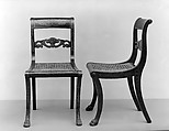 Side Chair, Attributed to the Workshop of Duncan Phyfe (American (born Scotland), near Lock Fannich, Ross-Shire, Scotland 1768/1770–1854 New York), Cherry, American
