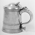 Tankard, Attributed to Thomas Byles (ca. 1685–1771), Pewter, American