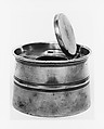 Inkwell, Thomas Danforth Boardman  American, Pewter, American