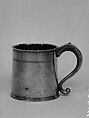 Mug, Samuel Danforth American, Pewter, American