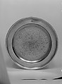 Dish, Frederick Bassett  American, Pewter, American