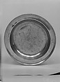 Dish, Samuel Kilbourn  American, Pewter, American
