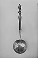 Ladle, Richard Lee American, Pewter, wood, American
