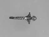 Veil Pin, Platinum, diamonds, American, possibly