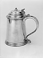 Tankard, Jonathan Clarke (1705–1770), Silver, American