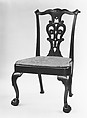 Side Chair, Walnut, white oak, white pine, American
