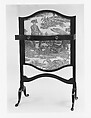 Firescreen, Mahogany, whitewood, American