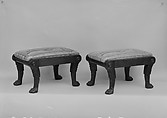 Footstool, Mahogany, tulip poplar, American