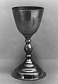 Chalice, Timothy Bridgen  American, Pewter, American