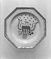 Plate, Earthenware, transfer-printed, British (American market)