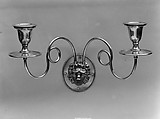 Sconce, Silver plate on copper