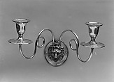 Sconce, Silver plate on copper