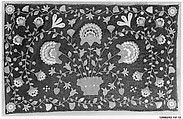 Appliqued Rug, Wool, appliqued, American