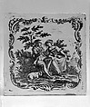 Tile, John Sadler, Earthenware, transfer-printed, British