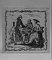 Tile, John Sadler, Earthenware, transfer-printed, British