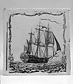 Tile, John Sadler, Earthenware, transfer-printed, British