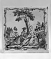 Tile, John Sadler, Earthenware, transfer-printed, British
