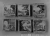 Tile, Guy Green, Earthenware, transfer-printed, British