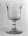 Goblet, Jersey Glass Company of George Dummer  American, Free-blown lead glass, American