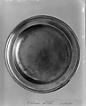 Plate, Thomas Danforth Boardman  American, Pewter, American