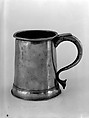 Pint Mug, R. B.  American, Pewter, American
