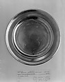 Plate, Edward Danforth  American, Pewter, American