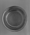 Plate, Jehiel Johnson  American, Pewter, American