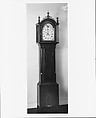 Tall clock, James Dinsmore (active ca. 1803–1823), Cherry, mahogany with maple, white pine, yellow poplar, American