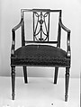 Armchair, Attributed to Henry Connelly (1770–1826), Mahogany, ash, American