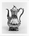 Milk Pot, Ball, Tompkins and Black  American, Silver and ivory, American