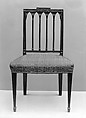 Side Chair, Probably Slover and Taylor (active ca. 1802–4), Mahogany, ash, cherry, American