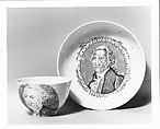 Cup and Saucer, Ralph Hall & Son, Earthenware, transfer-printed, British (American market)