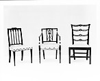 Armchair, Attributed to Henry Connelly (1770–1826), Mahogany, ash, American