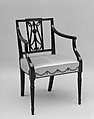 Armchair, Attributed to Henry Connelly (1770–1826), Mahogany, ash, American
