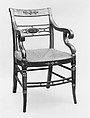 Armchair, Thomas Ash American, Maple, beech, American
