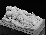 The Babes in the Wood, Thomas Crawford (American, New York 1813?–1857 London), Marble, American