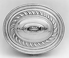 Sugar Box, Probably John Coney (1655/56–1722), Silver, American