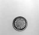 Medal, Possibly Anthony Paquet (1814–1882), Metal