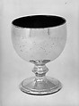 Goblet, Earthenware, lusterware, British (American market)