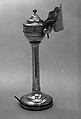 Oil Lamp, Sheffield silver plate