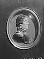 Portrait of General Juan Pablo Anaya, Unknown, Colored wax, paper, gold, Mexican