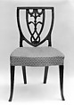 Side Chair, Thomas Howard Jr. American, Mahogany, maple, birch, satinwood, American