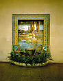 Fountain base for mosaic wall mural, Designed by Louis C. Tiffany (American, New York 1848–1933 New York), Favrile glass, cement, American