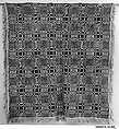 Coverlet, Saint Ann's Robe or Governor's Garden pattern, Wool and cotton, woven, American