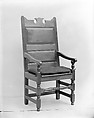 Wainscot Armchair, Walnut, American
