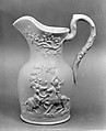 Pitcher, Fenton&#39;s Works (1847–1848), Parian porcelain, American
